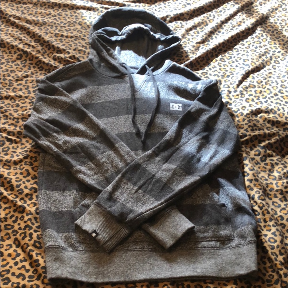 DC striped comfortable women’s/men’s hoodie